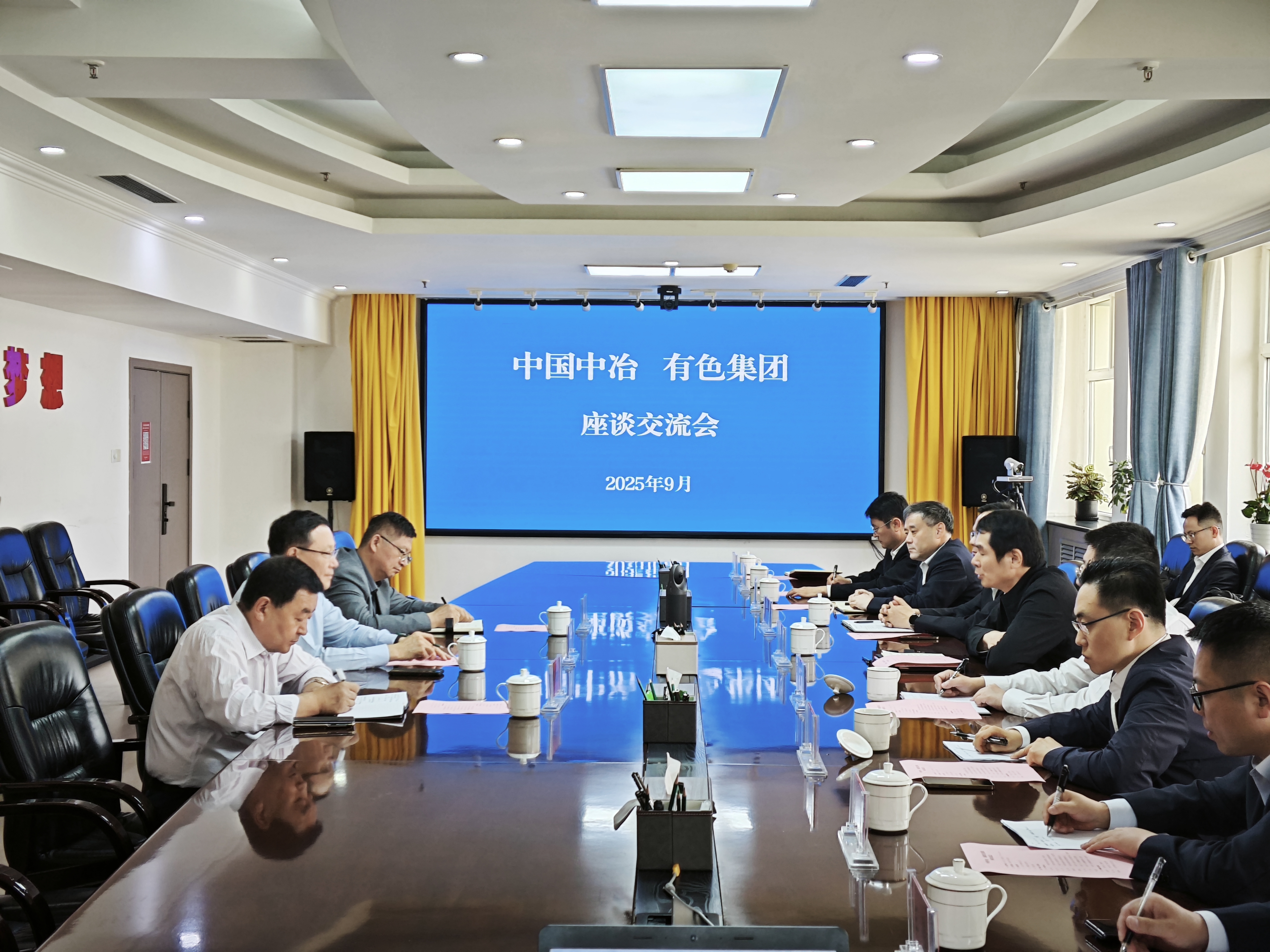 與新疆有色集團會談